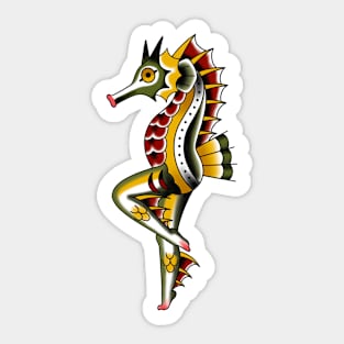 Seahorse lady Sticker